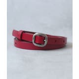 ワインレッド | ベルト レディース ジーンズ | ninon