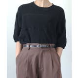 ブラック | ベルト レディース ジーンズ | ninon