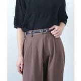 ブラック/SV | ベルト レディース 穴なし | ninon