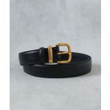 ブラック/GD | ベルト レディース 牛革 | ninon