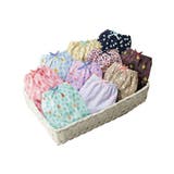 北欧柄 | 綿１００％プリント ゴムが肌側にあたらない深ばき丈ショーツ１０枚組 | nissen