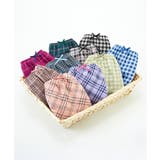 チェック柄 | 綿１００％プリント ゴムが肌側にあたらない深ばき丈ショーツ１０枚組 | nissen