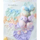 ブラショーツセット 花柄 刺しゅう | nissen | 詳細画像8