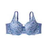 ラベンダーブルー(ピオ | ブラジャー 脇高 編レース | nissen