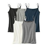 ベーシックカラー | 綿１００％キャミソール５枚組 | nissen