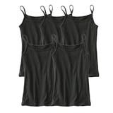 黒 | 綿１００％キャミソール５枚組 | nissen