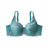 ターコイズブルー | ブラジャー 脇背中高い フルカップブラジャーニッセン | nissen