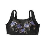 ブラック(エンブレース | ブラジャー 胸を小さく見せる ブラジャー | nissen