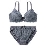 グレー | ブラショーツセット ダークカラー フロント | nissen