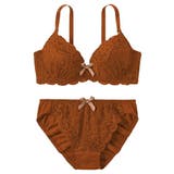 テラコッタ | ブラショーツセット ダークカラー フロント | nissen