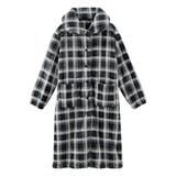 黒系チェック柄 | パジャマ ルームウェア 大きいサイズ | nissen