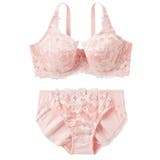 ピンク | ブラショーツセット フルカップブラジャー ショーツ | nissen