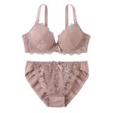 モカ | ブラショーツセット ニッセン カラーランジェリー | nissen