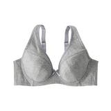 グレージュ杢 | ブラジャー 素肌にやさしい 綿混 | nissen