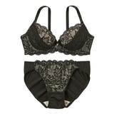 ブラック | ブラショーツセット ニッセン ヌーディカラー | nissen