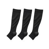 黒 | 靴下(ソックス) ふくらはぎサイズで選べる おやすみ | nissen