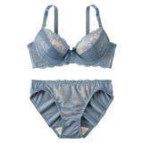 ブルー | ブラショーツセット 大きいサイズ ニッセン | nissen