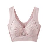 ピンク | ブラジャー ヘム ノンワイヤーブラジャー | nissen