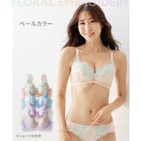 ブラジャー 大きいサイズ 花柄 | nissen | 詳細画像8