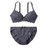 グレー | ブラショーツセット ダークカラー フロント | nissen