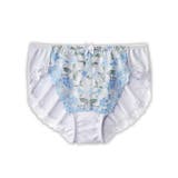 シルバーモーヴ(わすれ | やや深ばき丈編レースコーディネートショーツ（わすれな草柄）（トリンプ）（n，FU… | nissen