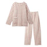 ピンク系チェック | パジャマ ルームウェア 大きいサイズ | nissen
