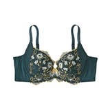 グリーン | スリムパネルキレイなシルエットつくるブラジャー(Xの補正)(トリンプ) | nissen