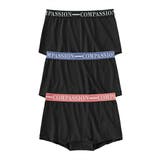 黒3枚組 | ショーツ ニッセン つるんと薄くて | nissen