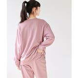 (8L-10L)綿100%裏毛ベーシックルームウェア上下セット | nissen | 詳細画像10