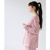 (8L-10L)綿100%裏毛ベーシックルームウェア上下セット | nissen | 詳細画像11
