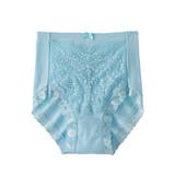 サックス | 綿１００％ フライスレーシー深ばき丈ショーツ【1枚から買える！】 | nissen