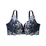 ネイビー | Vにバストをひき寄せるブラジャー女性 下着 レディース | nissen