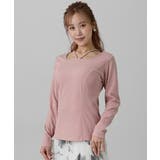 ピンク(ストラップ衿) | トップス M L | nissen