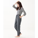 吸汗速乾 ジャージリラックス裾ゴムロングパンツ | nissen | 詳細画像10 