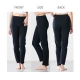 M L LL 3L  綿１００％スムースゆったり１０分丈レギンス | nissen | 詳細画像16 