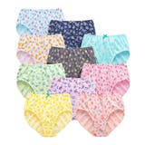 綿１００％プリント ゴムが肌側にあたらないショーツ１０枚組 | nissen | 詳細画像14 