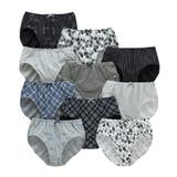 綿１００％プリント ゴムが肌側にあたらないショーツ１０枚組 | nissen | 詳細画像15 