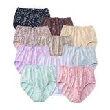 綿１００％プリント ゴムが肌側にあたらないショーツ１０枚組 | nissen | 詳細画像17 