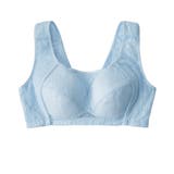 スカイブルー | ソフト揺れおさえノンワイヤーブラジャー | nissen
