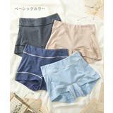 テンセルＴＭ繊維 綿混ストレッチお腹 脚口らくちん深ばき丈ボックスショーツ４枚組 | nissen | 詳細画像14 