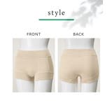 テンセルＴＭ繊維 綿混ストレッチお腹 脚口らくちん深ばき丈ボックスショーツ４枚組 | nissen | 詳細画像18 