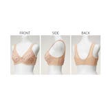 爽やか！肩裏クッション付で楽ちんな脇 背中すっきりブラジャー（吸汗速乾）（日本製… | nissen | 詳細画像16 