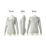 綿１００％・抗菌防臭加工ソフトカップ付長袖インナー２枚組 | nissen | 詳細画像11 