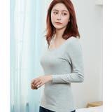 綿１００％・抗菌防臭加工ソフトカップ付長袖インナー２枚組 | nissen | 詳細画像16 