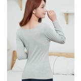 綿１００％・抗菌防臭加工ソフトカップ付長袖インナー２枚組 | nissen | 詳細画像19 