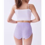 1枚3役 綿混ストレッチ お腹＆ヒップサポート レース深ばき丈ショーツ４枚組 | nissen | 詳細画像15 