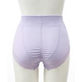 1枚3役 綿混ストレッチ お腹＆ヒップサポート レース深ばき丈ショーツ４枚組 | nissen | 詳細画像17 