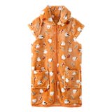 オレンジ系シマエナガ柄 | パジャマ ルームウェア 4L | nissen