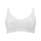 ホワイト | 吸汗速乾抗菌加工 部活ブラ サラサラデイリーハーフトップブラジャー（ルシアン） | nissen