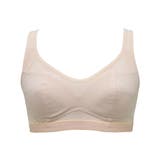 パウダーピンク | 吸汗速乾抗菌加工 部活ブラ サラサラデイリーハーフトップブラジャー（ルシアン） | nissen